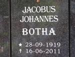 BOTHA Jacobus Johannes 1919-2011