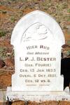 BESTER L.P.J. nee FOURIE 1853-1921