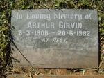 GIRVIN Arthur 1908-1982 & Mollie Jane 1908-1988