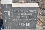 EBNER Baby Girl 1933-1933