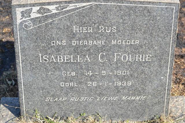 FOURIE Isabella C. 1901-1939