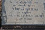 GOOSEN Francina Carolina nee ROSSOUW 1879-1960