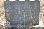 MAARTENS Martha Johanna M. nee ERASMUS 1900-1946