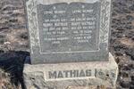 MATHIAS Henry -1934 & Mary -1947