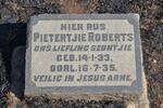 ROBERTS Pietertjie 1933-1935