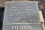 TIERNAY John Maurice -1932 & Agnes Sophia -1960