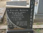 OPPERMAN Catherina Magdalena 1904-1973