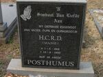 POSTHUMUS H.C.R.D. 1916-1993