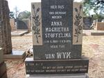 WYK Anna Magrietha Stoffelina, van 1908-1974