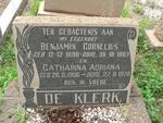 KLERK Benjamin Cornelius 1898-1963 & Catharina Adriana 1906-1978