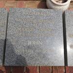 ARCHIBALD John 1914-2002 & Marion Young 1918-1975