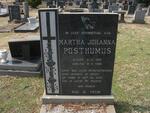 POSTHUMUS Martha Johanna 1921-2980