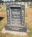 DUBULA Patrick Sipho 1984-2009