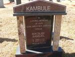 KAMBULE Mxolisi Samuel 1966-2007