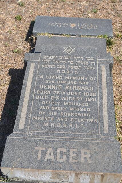 TAGER Dennis Bernard 1938-1941