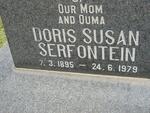 SERFONTEIN Doris Susan 1895-1979