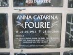 FOURIE Anna Catarina 1913-2008