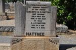 MATTHEE A.J.P. 1872-1954 & Elizabeth M.H. PIETERSE 1872-1947