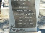 MATTHEE Margrietha Johanna nee STEYN 1889-1969