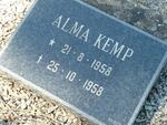 KEMP Alma 1958-1958
