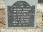 FOUCHÉ Jacoba Johanna nee GILDENHUYS 1898-1967