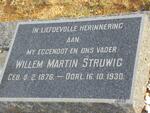 STRUWIG Willem Martin 1876-1930