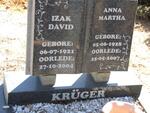 KRUGER Izak David 1921-2004 & Anna Martha 1928-2007