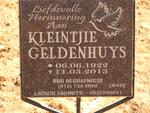 GELDENHUYS Kleintjie 1922-2013