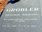 GROBLER Hendrik Michael 1930-2004 