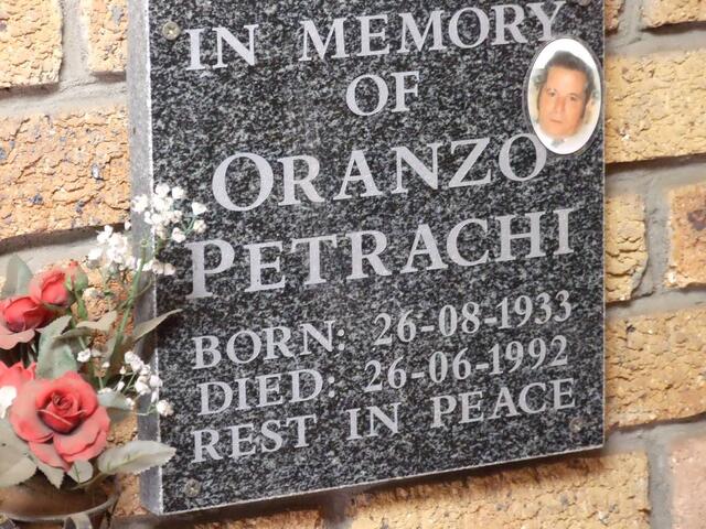 PETRACHI Oranzo 1933-1992