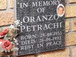 PETRACHI Oranzo 1933-1992