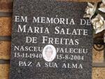 DE FREITAS Maria Salate 1940-2004