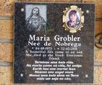GROBLER Maria nee DE NOBREGA 1973-2010