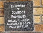 RODRIGUES Domingos 1935-2006