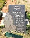 JOHNSON Racheal 1946-2009