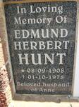 HUNT Edmund Herbert 1908-1978