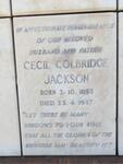 JACKSON Cecil Colbridge 1893-1957