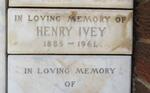 IVEY Henry 1885-1961