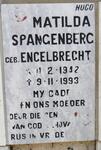 SPANGENBERG Matilda nee ENGELBRECHT 1942-1993