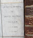 ALLAN David Waters 1909-1981
