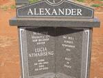 ALEXANDER Lucia Nthabiseng 1952-2010