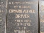 DRIVER Edward Alfred 1923-1972