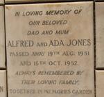 JONES Alfred -1951 & Ada -1952