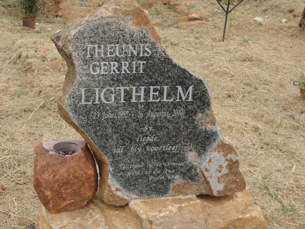 LIGTHELM Theunis Gerrit 1955-2010