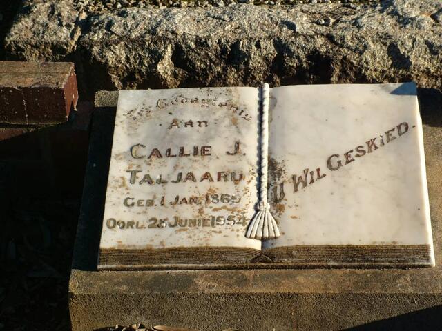 TALJAARD Callie J. 1869-1954