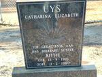 UYS Catharina Elizabeth 1901-1980