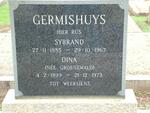 GERMISHUYS Sybrand 1885-1967 & Dina GROENEWALD 1899-1973