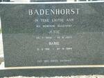 BADENHORST Jurie 1909-1970 & Babie 1911-1994