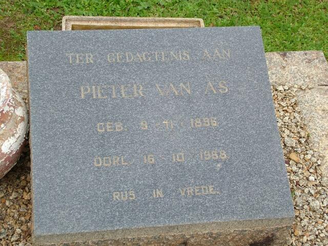AS Pieter, van 1896-1968