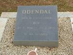 ODENDAL Ben 1896-1974